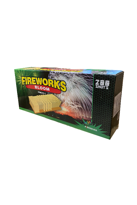 FIREWORKS BLOOM 200 COLPI PIROMAGIA