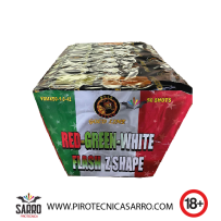 RED GREEN WHITE FLASH Z 50 COLPI GOLD DRAGON