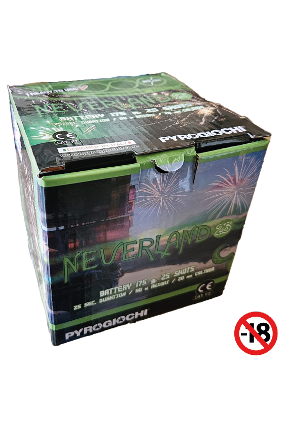 NEVERLAND 25 COLPI PYROGIOCHI