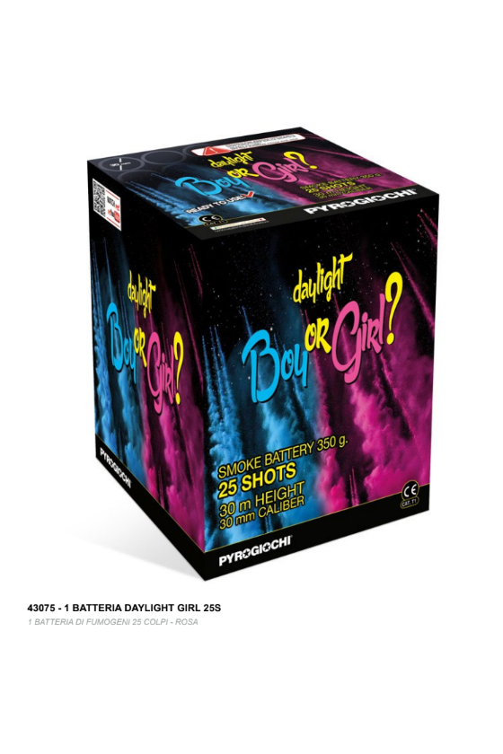 DAYLIGHT GIRL 25 COLPI PYROGIOCHI