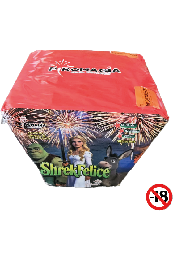 SHREK FELICE 50 COLPI PIROMAGIA